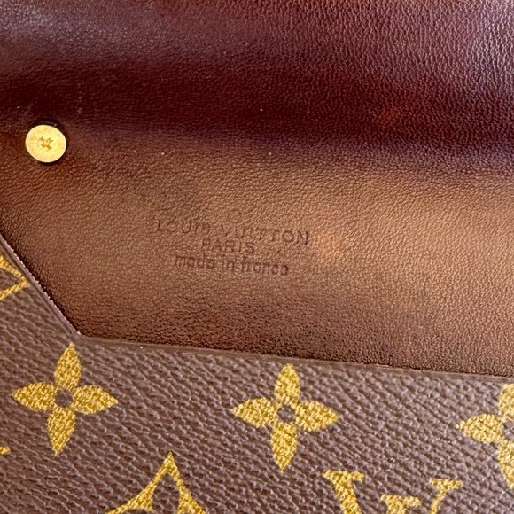 Authentic LV Monogram Document Bag w/ COA , new unbranded crossbody strap - Picture 5 of 11